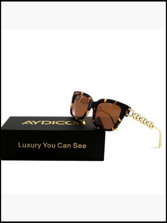 Square Polarized Sunglasses UV 400 Protection Lightweight Impact Resistant
